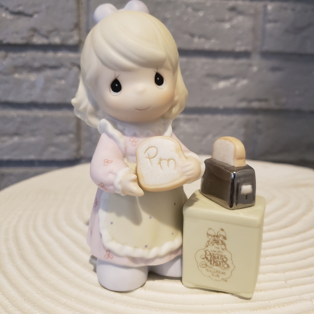 "A Special Toast To Precious Moments" 1997 Membership Collector's Figurine.